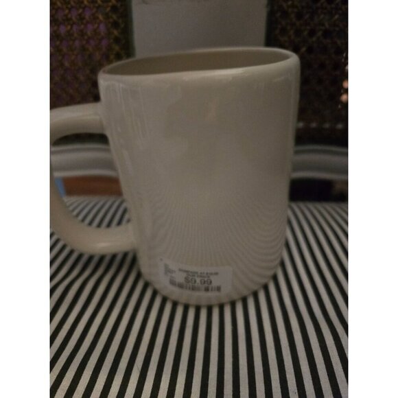 NWT Rae Dunn Trick or Treat Halloween Mug 2021 White Black Writing - Picture 4 of 10